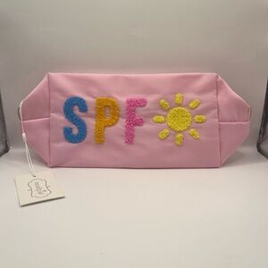 Mud Pie Pink SPF Pouch